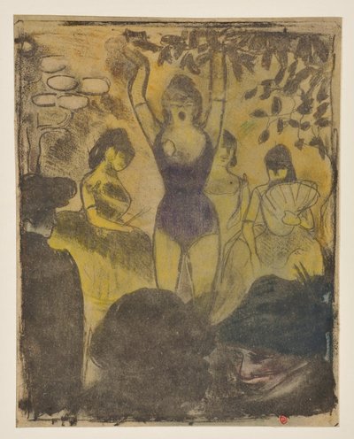 De zangeres van het café-concert [2e staat] door Emile Bernard