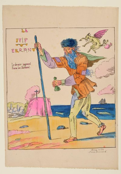 De zwervende jood door Emile Bernard