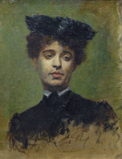 Portret van Marie Lemasson, 1892 door Emile Bernard