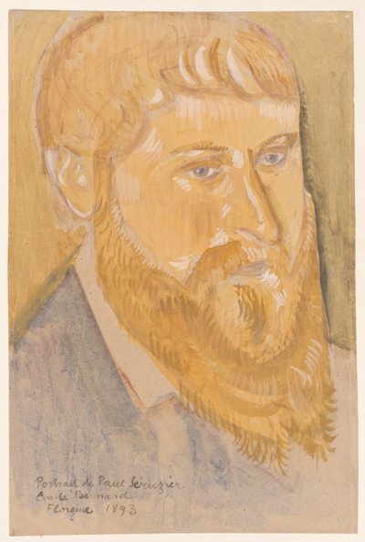 Portret van Paul Sérusier door Emile Bernard
