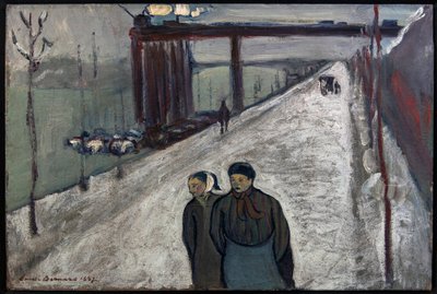 Quai de Clichy door Emile Bernard