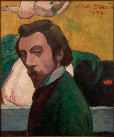 Zelfportret Emile Bernard, 1890 door Emile Bernard