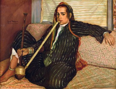 Hasj roken, 1900 door Emile Bernard