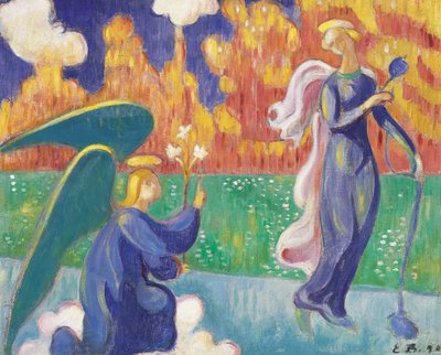 De Annunciatie, 1890 door Emile Bernard