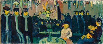 De Tabarin, of Cabaret in Parijs, 1888-89 door Emile Bernard