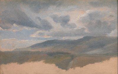 Landschapsstudie met wolken, ca. 1829-31 door Emile Charles Joseph Loubon