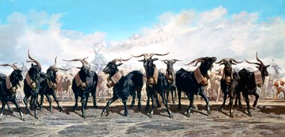 Laten we de kudde uitnemen door Emile Charles Joseph Loubon