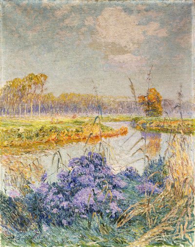 De Leie, ca. 1902 door Emile Claus