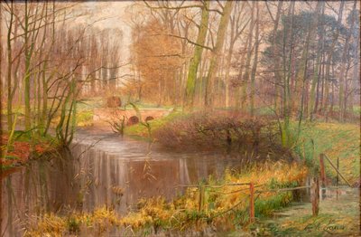 De tuin van Ooidonk door Emile Claus