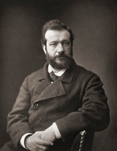 Félix Henri Bracquemond. Portret door Emile Courtin