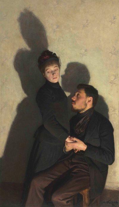 Gegoten schaduwen door Emile Friant