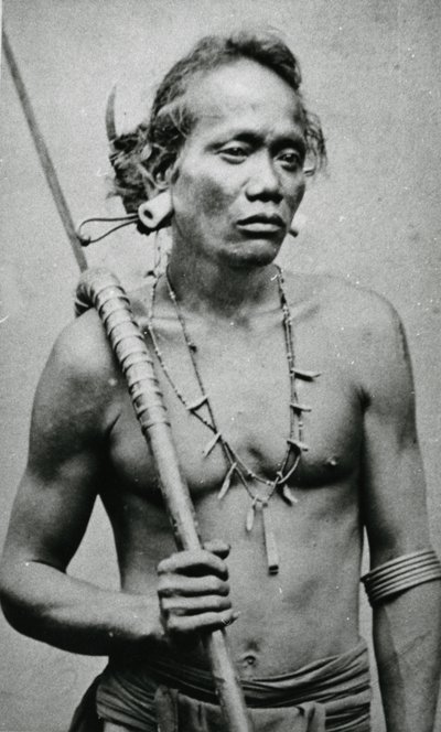 Vietnamese of Cambodjaanse stamhoofd, ca. 1870s door Emile Gsell