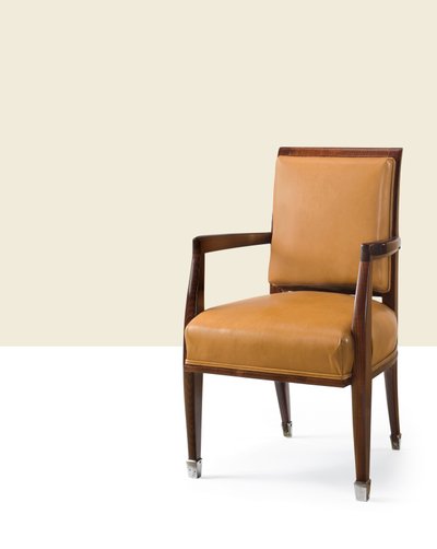 Fauteuil voor de Salon de Thé op de S.S. Île de France, ca. 1927 door Émile Jacques Ruhlmann