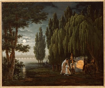 Bij het Graf van Kolonel Monginot door Emile Jean Horace Vernet