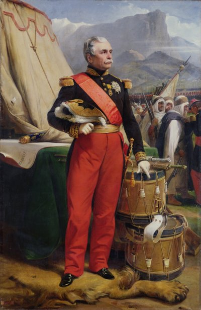 Graaf Jacques-Louis-Cesar-Alexandre de Randon (1795-1871) Maarschalk van Frankrijk door Emile Jean Horace Vernet