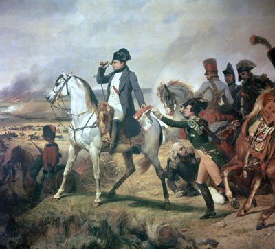 Napoleon bij de Slag van Wagram, 19e eeuw door Emile Jean Horace Vernet