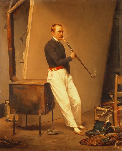 Zelfportret door Emile Jean Horace Vernet