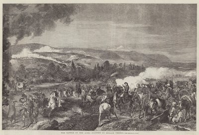 De slag bij de Alma door Emile Jean Horace Vernet