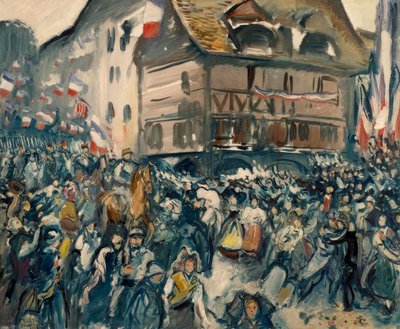 Intocht van de Fransen in Straatsburg, 27 november 1918 door Emile Othon Friesz