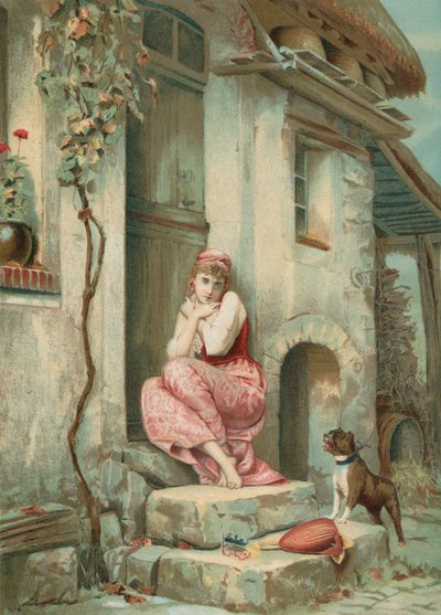 La Cigale door Emile Pierre Metzmacher