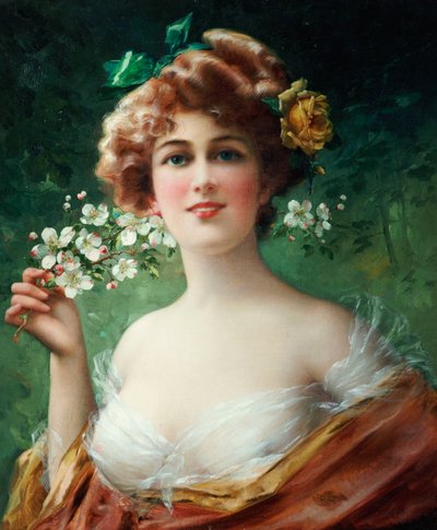 Bloeiende schoonheid door Emile Vernon