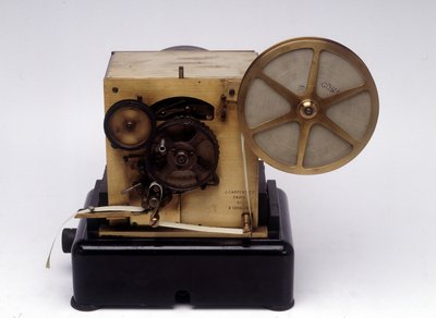 Baudot systeem telegraafprinter, gepatenteerd 1874 door Emile and Carpentier Jules Baudot