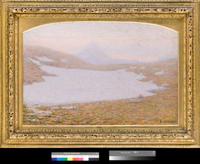 Lente in de hoge bergen door Emilio Longoni