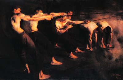 De gaswerkers door Emilio Rizzi
