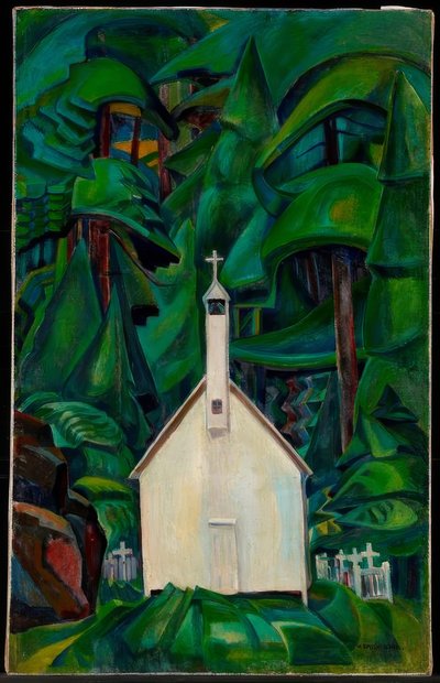 E. Carr, Indian Church door Emily Carr