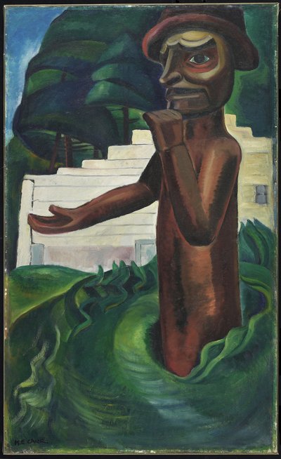 Potlatch Welcome, c.1928 door Emily Carr