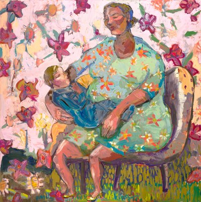 We Are Given, 2021 (olieverf op doek) door Emily Fox King