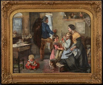 Presentimenten (olieverf op doek) door Emily Mary Osborn