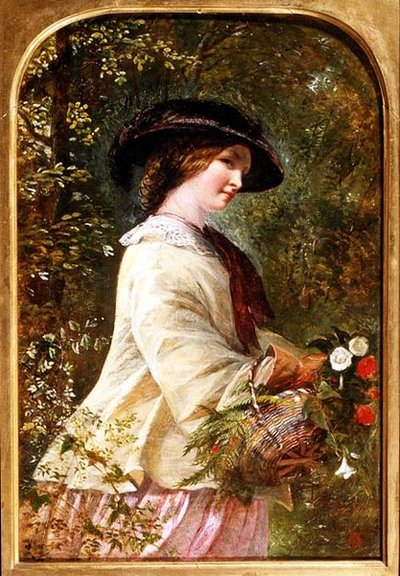 De Bloemenverkoper door Emily Mary Osborn