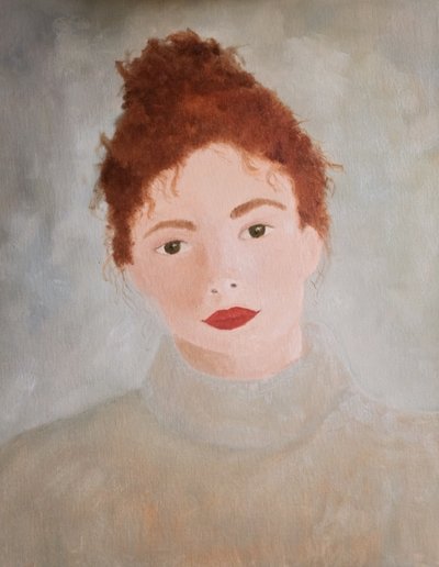 Rustig portret van een roodharige door Emily Tingey