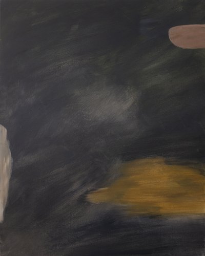 Donkergoud Abstract door Emily Tingey