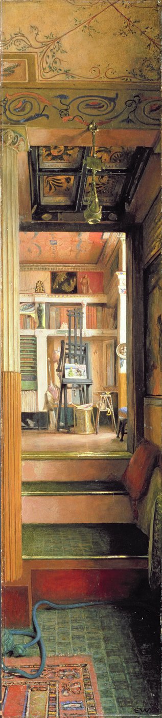 Het Atelier van Alma-Tadema, c.1883 door Emily Williams