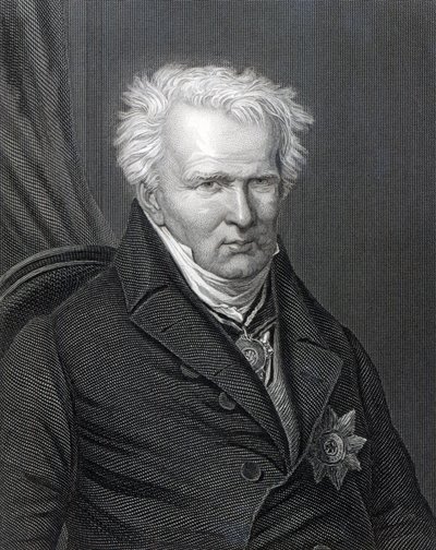 Alexander von Humboldt, gegraveerd door C. Cook door Emma Gaggiotti Richards
