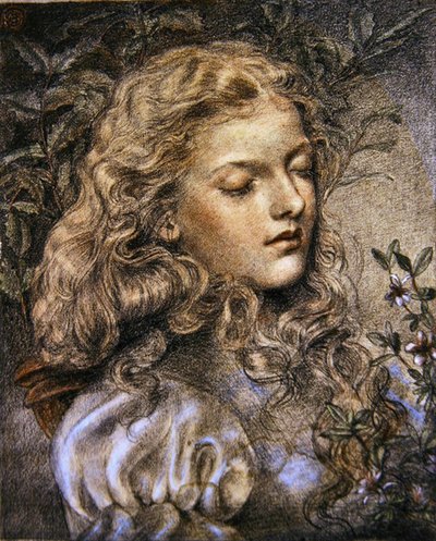 Portret van een meisje door Emma Sandys