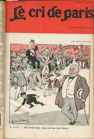 Omslag van Le Cri de Paris door Emmanuel Barcet