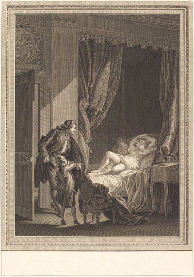 De Ochtend door Emmanuel Jean Nepomucène de Ghendt after Pierre Antoine Baudouin
