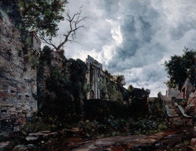 Hoofdingang van Chateau de Clisson door Emmanuel Lansyer