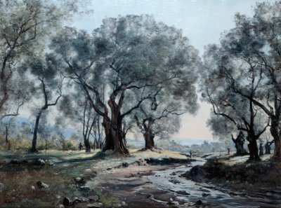 De Bergstroom van Vallonet, 1892 door Emmanuel Lansyer