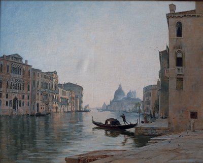 Venetië, het Canal Grande, september 1892 door Emmanuel Lansyer