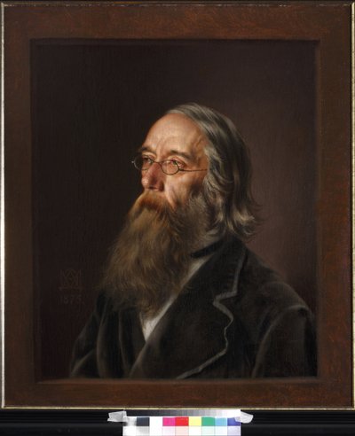 Portret van Vasily Alexeyevich Yelagin (1818-1879) door Emmanuil Alexandrovich Dmitriev Mamonov