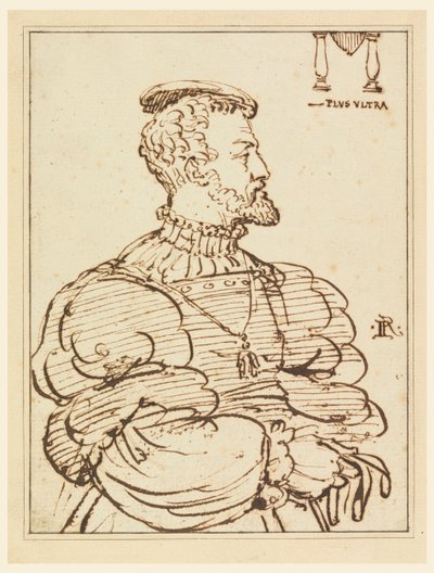 Portret van Keizer Karel V door Emperor Charles V