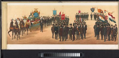 Optocht te Haarlem, 1872 (plaat 10) door Emrik and Binger