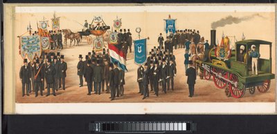 Optocht te Haarlem, 1872 (plaat 11) door Emrik and Binger