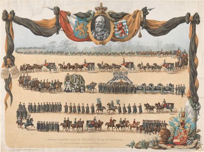 Plechtige Begrafenis van Z.M. Willem III, Koning der Nederlanden (...) 4 December 1890 door Emrik and Binger