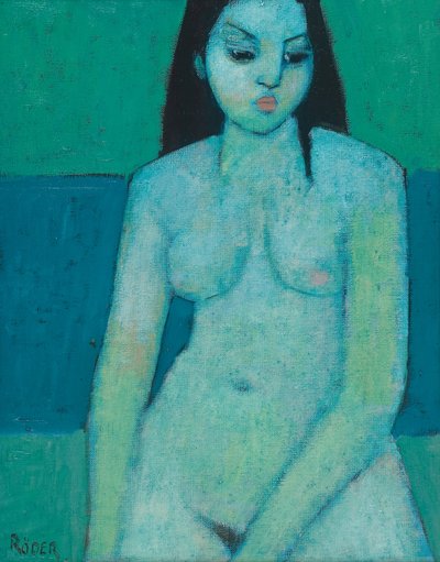 Angelina naakt door Endre Roder