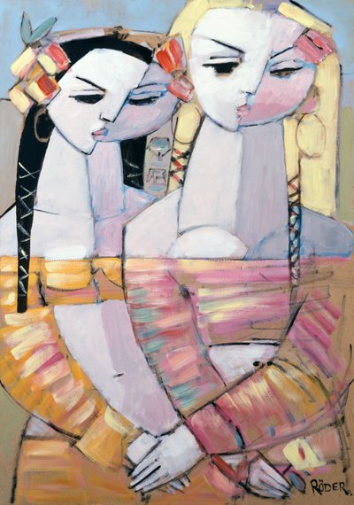 Met bloemen in hun haar, 2008 door Endre Roder